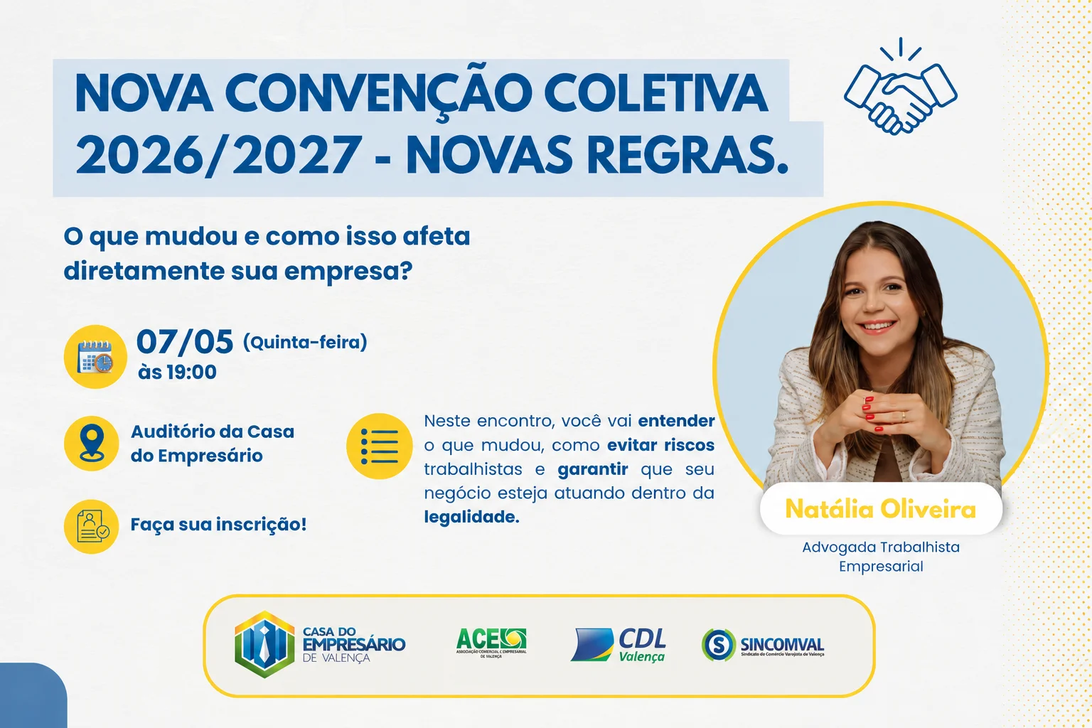 Capa — Nova convenção coletiva 2026/2027-Novas regras