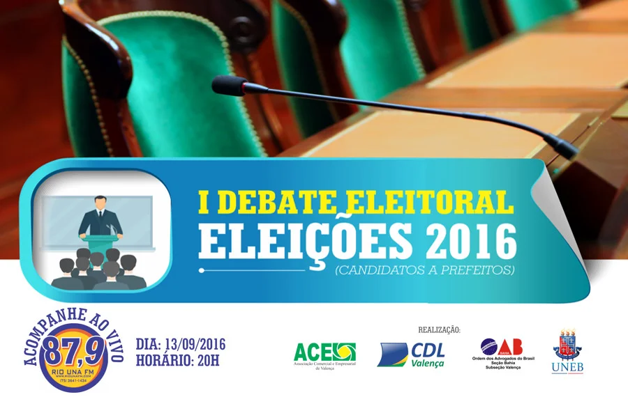 ACE e CDL realizarão debate eleitoral em parceria com a OAB e UNEB